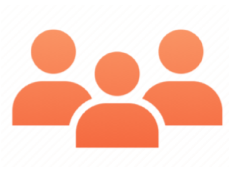 Mobile App Service people icon orange Copy 2
