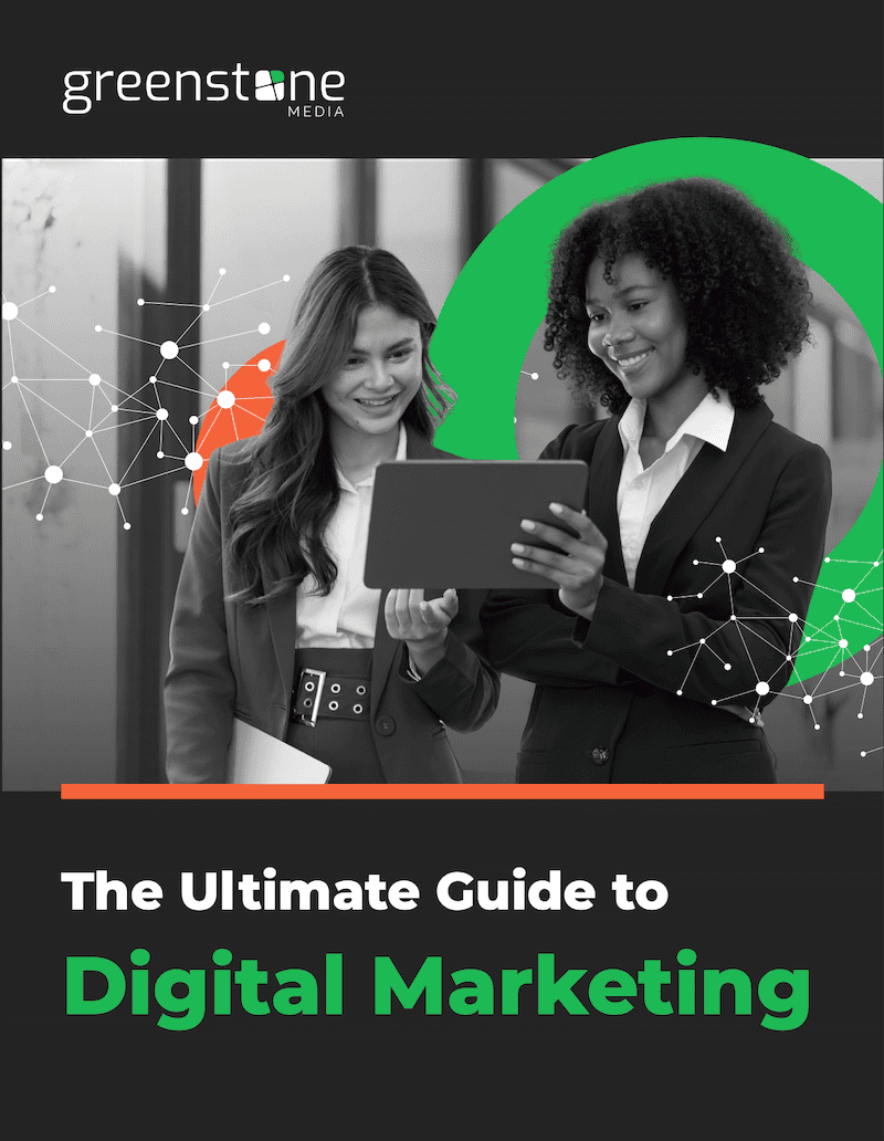 ebook cover for The Ultimate Guide to Digital Marketing