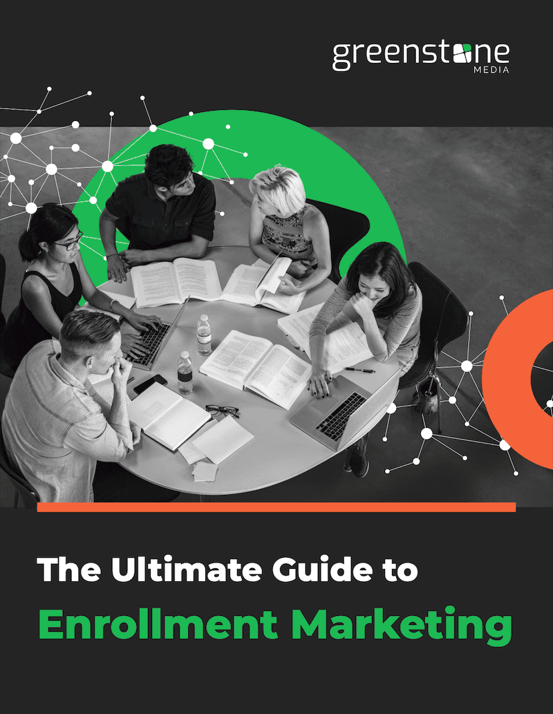 ebook cover for The Ultimate Guide to Enrollment Marketing